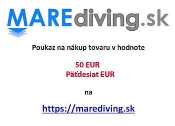 Darčekový poukaz MARES v hodnote 50EUR