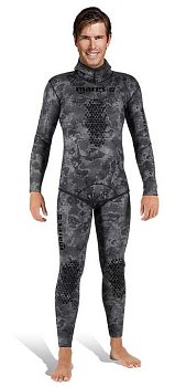 Neoprénový Oblek MARES Jacket EXPLORER CAMO BLACK 70 Open Cell - Spearfishing a freediving 6 - XL