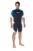 Tričko MARES RASH GUARD LOOSE FIT Short Sleeve - Krátky Rukáv - Voľný strih - Pánske XXXL Modrá