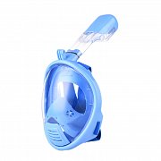 Celotvárová šnorchlovacia MASKA + PLUTVY Fluid - Detská Sada XS Modrá 34-35