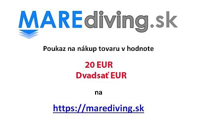 Darčekový poukaz MARES v hodnote 20EUR