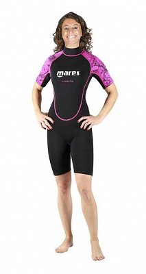 Krátky Neoprénový Oblek MARES SHORTY MANTA LADY 2020 2,2mm 4 - M