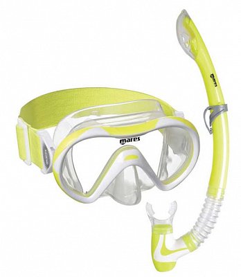 Maska a Šnorchel MARES Combo VENTO JR. NEON Junior Set - Detské