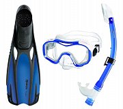 Maska + Šnorchel + Plutvy set Dory a Plutvy fluid Junior - Detský set