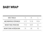 Neoprén pre najmenšie deti MARES BABY WRAP - Detský L Modrá