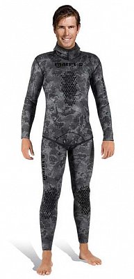 Neoprénový Oblek MARES Jacket EXPLORER CAMO BLACK 30 Open Cell - Spearfishing a freediving 6 - XL