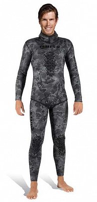 Neoprénový Oblek MARES Jacket EXPLORER CAMO BLACK 70 Open Cell - Spearfishing a freediving 6 - XL