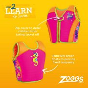 Plavecká Vesta ZOGGS Pre Deti - SEA UNICORN SWIMSURE JACKET PINK  M / 4-5 let