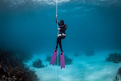Plutvy s Topánkou MARES X-WING S - Free Diving Modrá 40 / 41