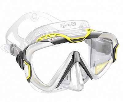 Potápačská Maska MARES PURE WIRE Bílá / Žlutá