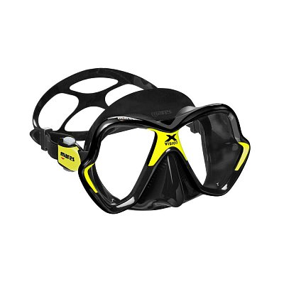 Potápačská Maska MARES X-VISION Černá - Žlutá