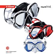 Potápačská Maska MARES X-VISION LiquidSkin Ružová / Biela