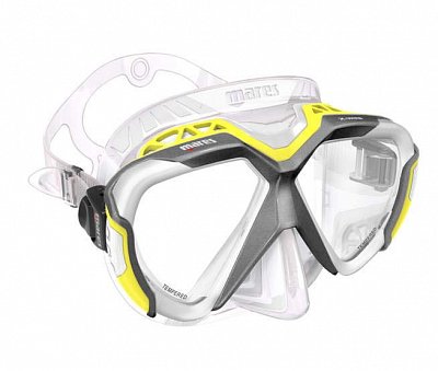 Potápačská Maska MARES X-WIRE Čierna - Žltá