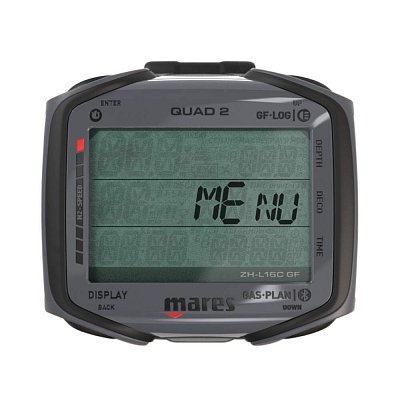 Potápačský Počítač MARES QUAD 2 Tyrkysová