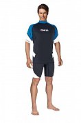 Tričko MARES RASH GUARD LOOSE FIT Short Sleeve - Krátky Rukáv - Voľný strih - Pánske XS Modrá