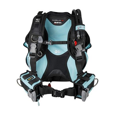 Vyvažovacia Vesta - Žaket BCD Mares MAGELLAN HD XL Tyrkysová