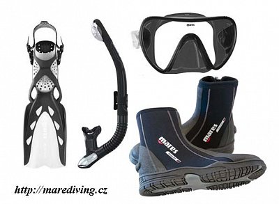 ABC SET - Best Of MARES - za veľmi výhodnú AKČNÁ cenu! Červená S 3