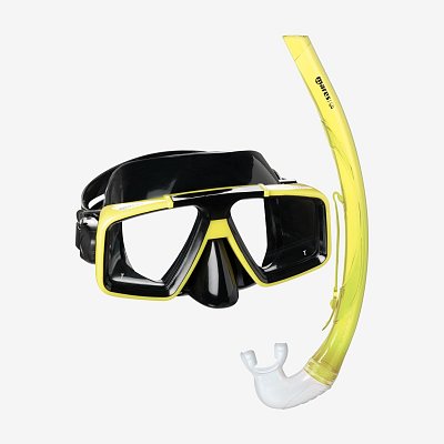 Maska a Šnorchel MARES STARFISH - Veľkosť pre Dospelé Černá / Žlutá