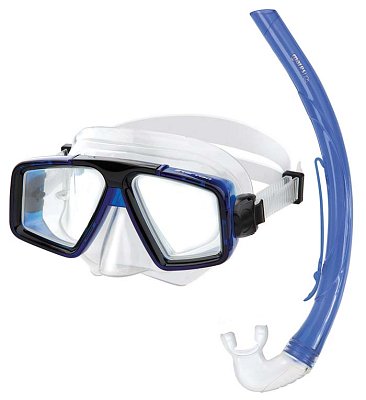 Maska a Šnorchel MARES STARFISH - Veľkosť pre Dospelé Černá / Žlutá