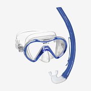 Maska + Šnorchel Mares SEAHORSE šnorchlovací set - Detský Modrá