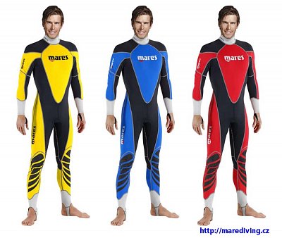 Neoprénový Oblek MARES wetsuit PRO PHOTO - FOTOOBLEK Žltá S2