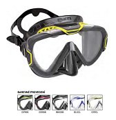 Potápačská Maska MARES PURE WIRE Černá / Žlutá