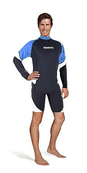 Tričko MARES RASH GUARD LOOSE FIT Long Sleeve - Dlhý Rukáv - Voľný strih - Pánske M Modrá