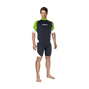 Tričko MARES RASH GUARD LOOSE FIT Short Sleeve - Krátky Rukáv - Voľný strih - Pánske L Zelená